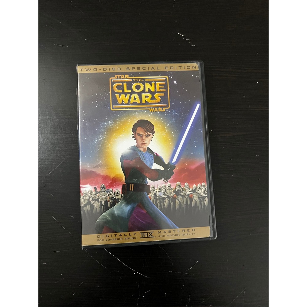Star Wars The Clone Wars DVD Two-Disc Special Edition 2008 Animated Movie THX